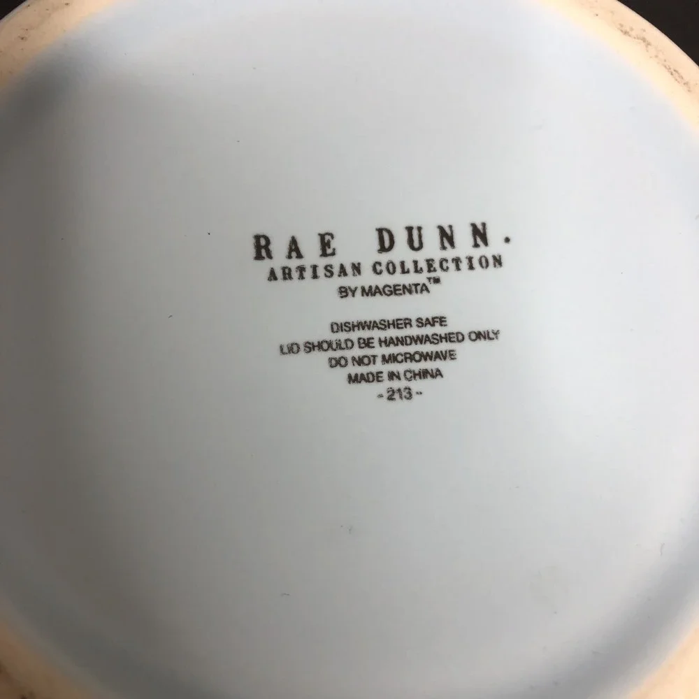 Magenta Rae Dunn Robins Eggs Canister with Lid Baby Blue 7